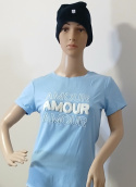 Bawełniana bluzka T-shirt amour