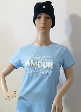 Bawełniana bluzka T-shirt amour