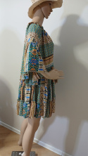 Jedwabna letnia sukienka boho