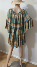 Jedwabna letnia sukienka boho