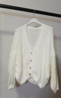 KARDIGAN SWETER ROZPINANY