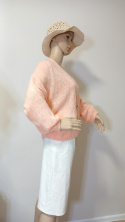 KARDIGAN SWETER ROZPINANY