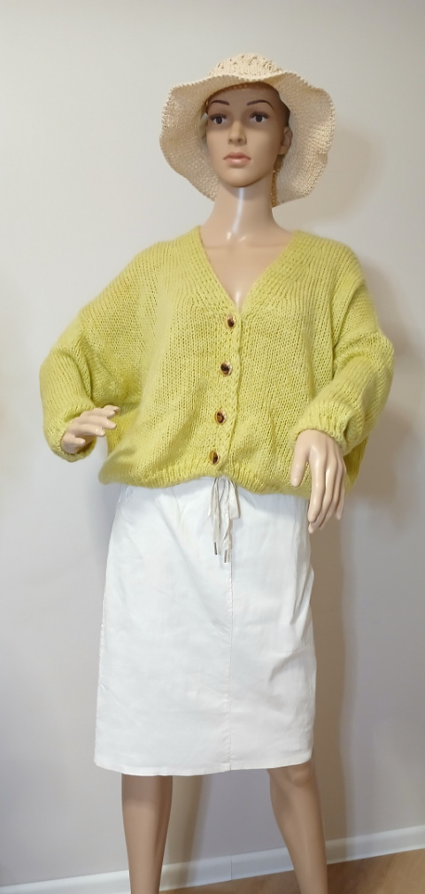 KARDIGAN SWETER ROZPINANY