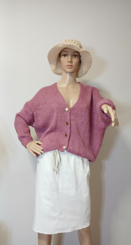 KARDIGAN SWETER ROZPINANY