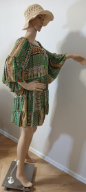 Jedwabna letnia sukienka boho